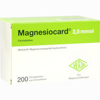 Magnesiocard 2.5 Mmol Filmtabletten 200 Stück