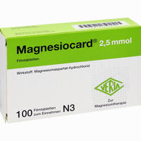 Magnesiocard 2.5mmol Filmtabletten 100 Stück