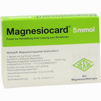 Magnesiocard 5mmol Pulver 20 Stück