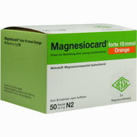Magnesiocard Forte 10 Mmol Orange Pulver 50 Stück