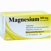 Magnesium 100mg Jenapharm Tabletten 20 Stück