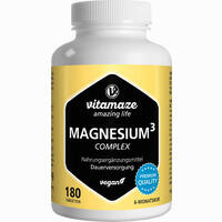 Magnesium 350mg Komplex Citrat Oxid Carbonat Vitam Tabletten 180 Stück