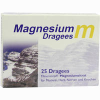 Magnesium M Dragees 25 Stück