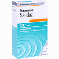 Magnesium- Sandoz 121.5mg Brausetablette Brausetabletten 40 Stück