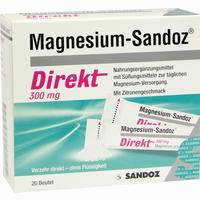 Magnesium Sandoz Direkt 300mg Pellets 20 Stück