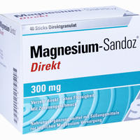 Magnesium Sandoz Direkt 300mg Pellets 40 Stück