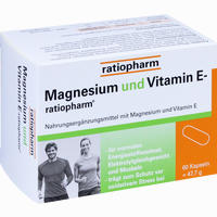 Magnesium und Vitamin E- Ratiopharm Kapseln 60 Stück