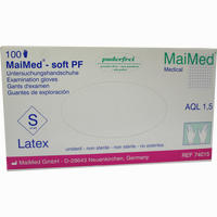 Maimed- Soft Untersuchungshandschuhe Puderfrei Gr. S Unsteril 100 Stück
