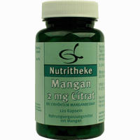 Mangan 2mg Citrat Kapseln 120 Stück