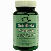 Mangan 5mg Citrat Kapseln 60 Stück