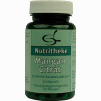 Mangan Citrat Kapseln 60 Stück