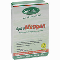 Mangan Hefefrei Tabletten 100 Stück