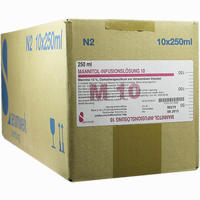 Mannitol Infusionslösung M10 10 x 250 ml
