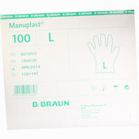 Manuplast Einmalhandschuhe Hell Gr. L 100 Stück