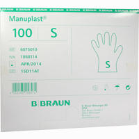 Manuplast Einmalhandschuhe Pe Gr. S 100 Stück