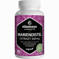 Mariendistel 500 Mg Extrakt Hochdosiert Vegan Kapseln 90 Stück