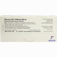 Marmor D6 Stibium D6 Aa Ampullen 8 x 1 ml