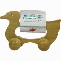 Massageroller Holz 4 Rollen Entenform 1 Stück