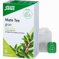 Mate Tee Grün Kräutertee Mate Folium Bio Salus Filterbeutel 15 Stück