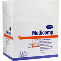 Medicomp 7,5x7,5cm Sterile Kompressen 25 x 2 Stück