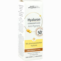 Medipharma Cosmetics Hyaluron Anti- Pigment- & Anti- Age Sonnenpflege Gesicht Lsf 50+ 50 ml