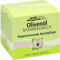 Medipharma Oliven- Mandelmilch Regenerierende Nachtpflege Nachtcreme 50 ml