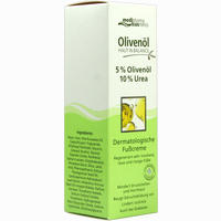 Medipharma Olivenöl Haut in Balance Fußcreme - 5% Olivenöl 10% Urea 100 ml