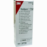 Medipore Plus Pad Steriler Wundverband 3572e 10x30cm 25 Stück