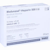 Medunasal - Heparin 500 I.u. Ampullen 10 x 5 ml