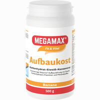 Megamax Aufbaukost Banane Pulver 500 g