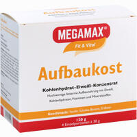 Megamax Aufbaukost Einzelport. 4 Geschmacksr. Pulver 4 x 30 g