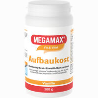 Megamax Aufbaukost Vanille Pulver 500 g