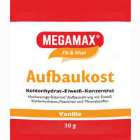 Megamax Aufbaukost Vanille Pulver 30 g