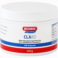 Megamax Cla 80 % Konjugierte Linolsäure Kapseln 180 Stück