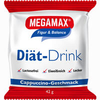 Megamax Diät Drink Cappucino Einzelportion Pulver 42 g