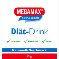 Megamax Diät Drink Karamell Pulver 42 g
