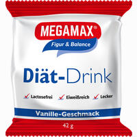 Megamax Diät Drink Vanille Einzelportion Pulver 42 g