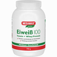 Megamax Eiweiß 100 Himbeer Pulver 750 g