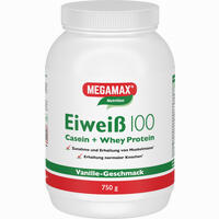 Megamax Eiweiß 100 Vanille Pulver 750 g