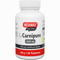 Megamax L- Carnipure 1000mg Kautabletten 60 Stück