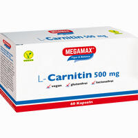 Megamax L- Carnitin 500mg Kapseln 60 Stück