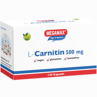 Megamax L- Carnitin 500mg Kapseln 120 Stück