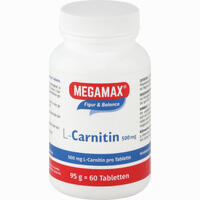 Megamax L- Carnitin 500mg Tabletten 60 Stück