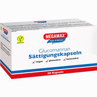 Megamax Sättigungskapseln Glucomannan 60 Stück
