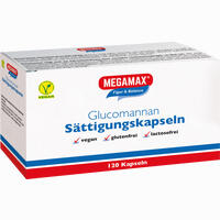 Megamax Sättigungskapseln Glucomannan 120 Stück