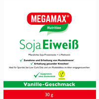 Megamax Soja Eiweiss Vanille Pulver 30 g