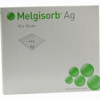 Melgisorb Ag 10x10cm Verband 10 Stück