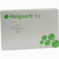 Melgisorb Ag 5x5cm Verband 10 Stück