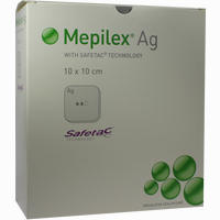 Mepilex Ag 10x10cm Verband 10 Stück