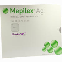 Mepilex Ag 15x15cm Steril Schaumverband 5 Stück